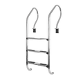 Escalera Mod. Confort 3 Peldaños AC. Inox. C/Anclaje