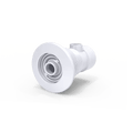 Hidromasajeador a Pegar Ø50/Ø20 Aro Blanco P/Hormigon