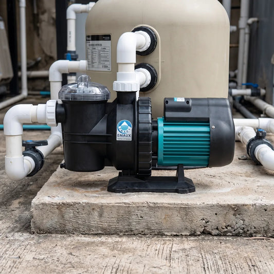 Bomba de filtrado | sc200 | 2,0 hp | 220v — instalada junto al filtro