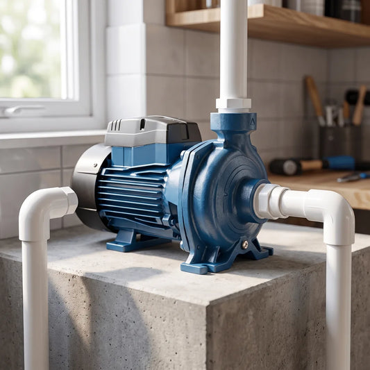 Bomba Periférica Bestflow BTPm 75 1.0HP 220V — instalada en su conexión