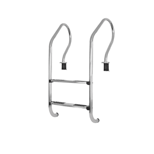 Escalera Mod. Confort 2 Peldaños AC. Inox. C/Anclaje
