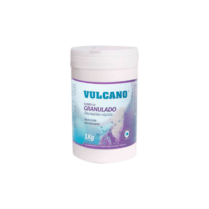 Cloro granulado para piscina de 1 kg