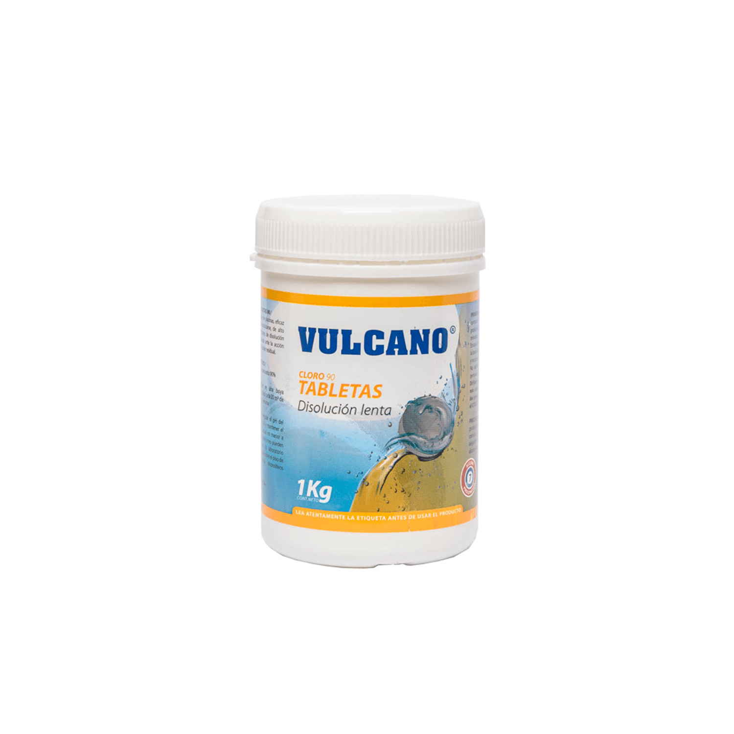 Cloro Tabletas, 90%, Pote 1 Kg