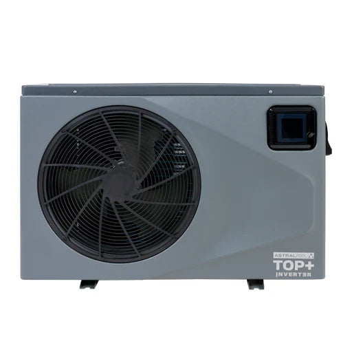 Bomba de calor AstralPool Top+ Inverter de frente, con su ventilador