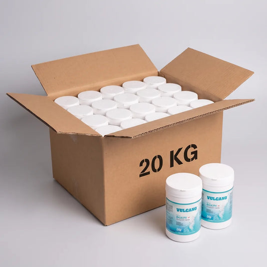 Baja pH Vulcano – Caja 20 Kg (20 potes de 1 Kg)