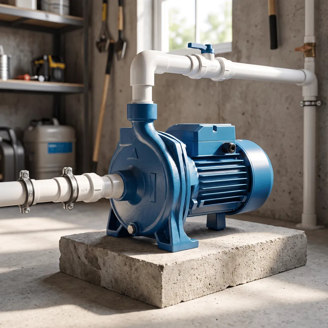 Bomba Centrífuga Bestflow BTCm 110 1.5HP 220V — instalada en su conexión