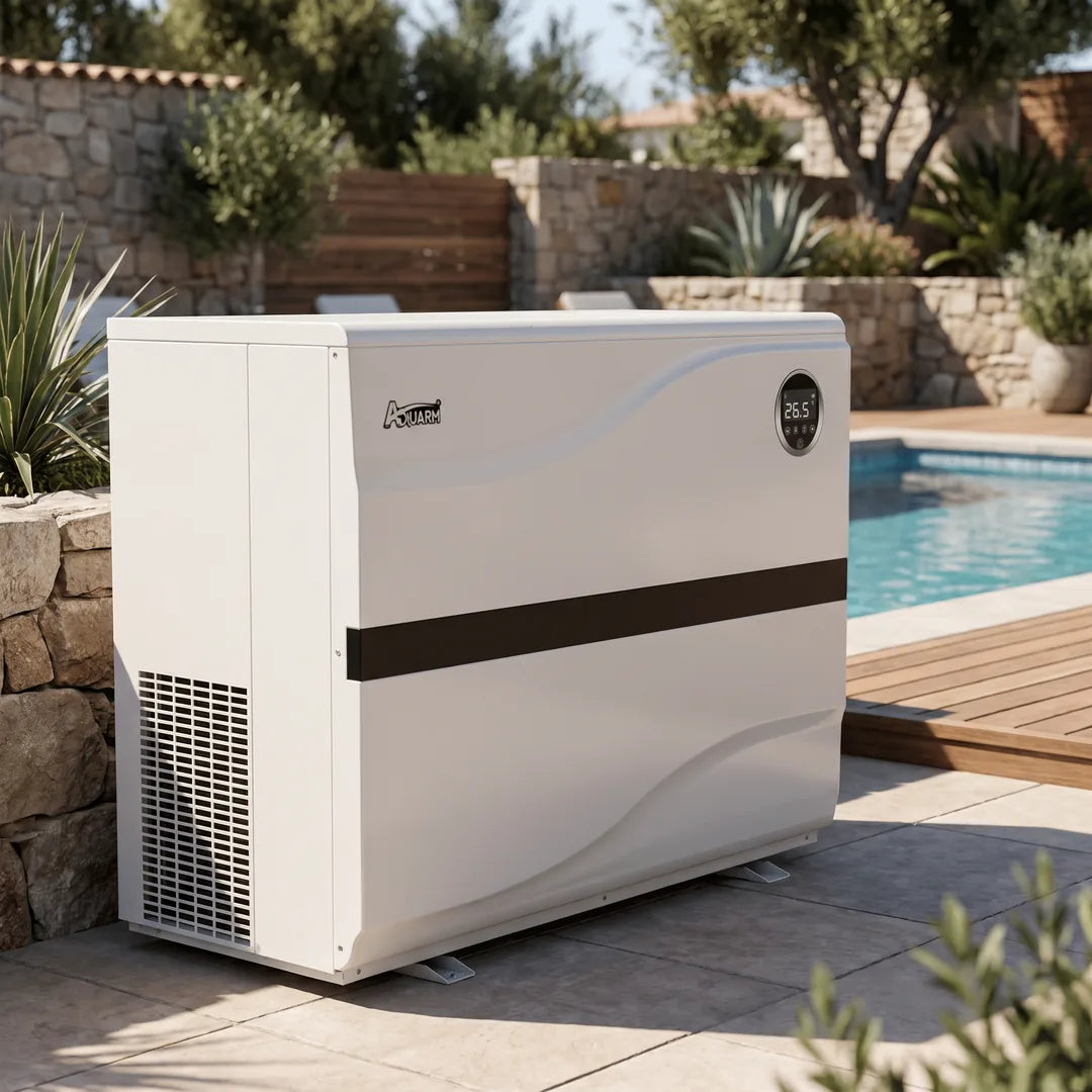 Bomba de calor aquark mr. silence as280s 120m3 380v — detalle de la unidad