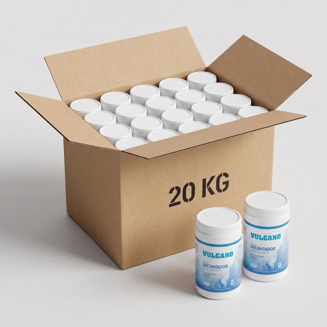 Decantador Vulcano – Caja 20 Kg (20 potes de 1 Kg)