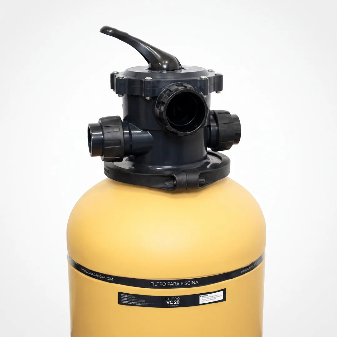 Filtro vc 20 vulcano — detalle de la válvula multipuerto