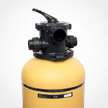 Filtro vc 20 vulcano — detalle de la válvula multipuerto