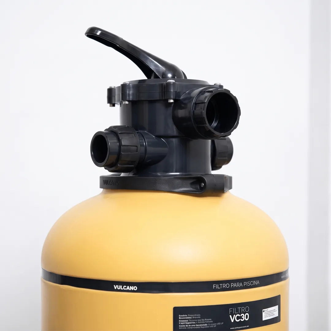 Filtro vc 30 vulcano — detalle de la válvula multipuerto