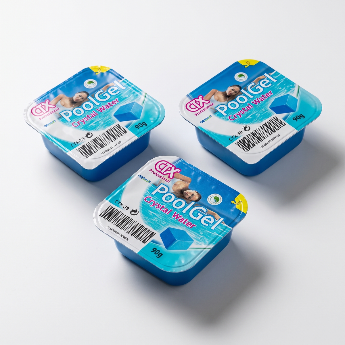 Floculante PoolGel CTX-39 — pack de 3 unidades de 90 g