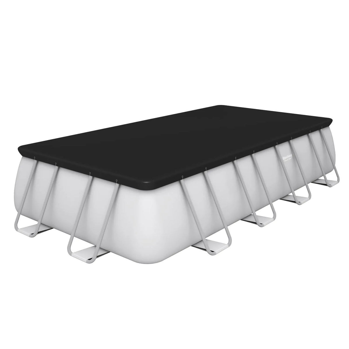 Piscina Bestway Power Steel 5,49 x 2,74 x 1,22 m con su cobertor