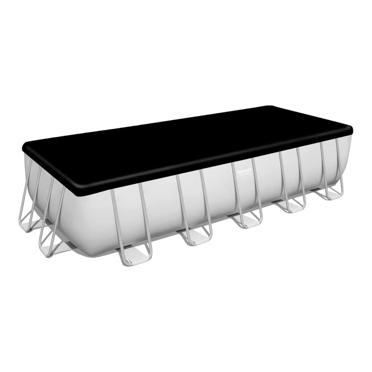 Piscina Bestway Power Steel 6,40 x 2,74 x 1,32 m con su cobertor