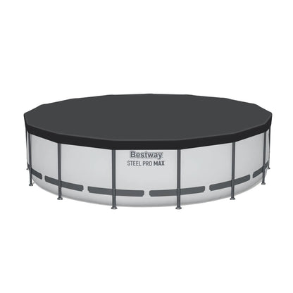 Piscina Bestway Steel Pro MAX Redonda 4,57 x 1,07 m con su cobertor