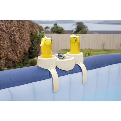 Portavasos para Spa Inflable Bestway Lay-Z-Spa en uso