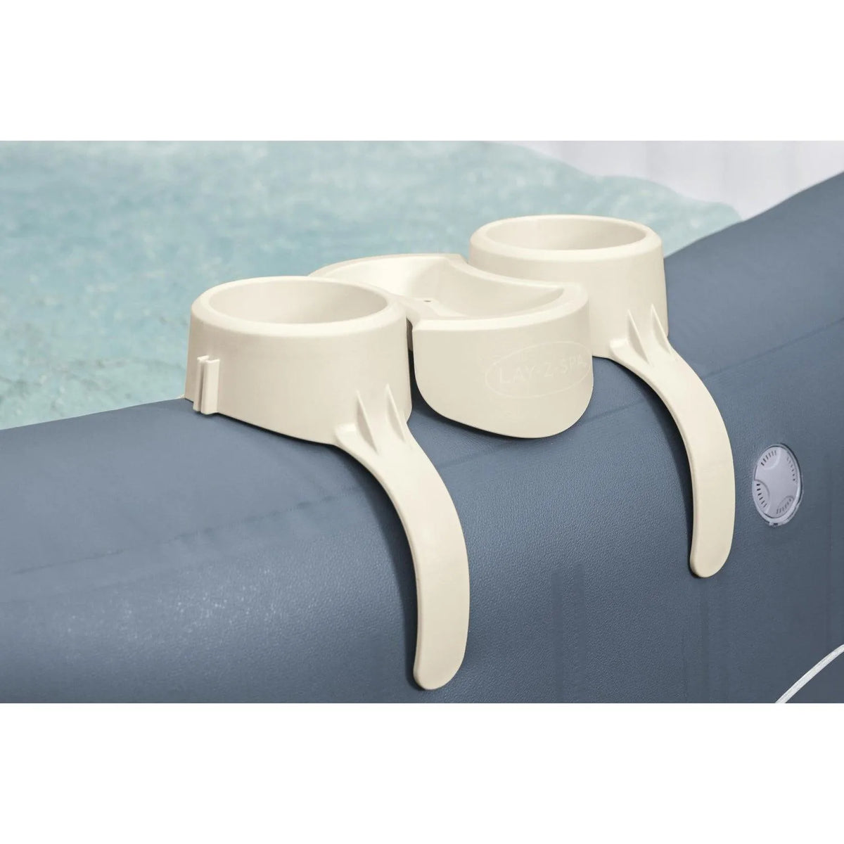 Portavasos para Spa Inflable Bestway Lay-Z-Spa en uso