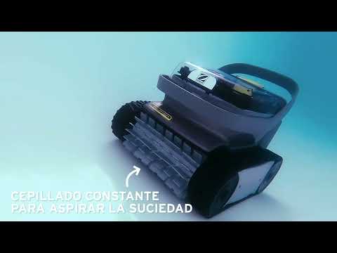 Limpiafondos inalámbrico Zodiac PIXEL OP 32 limpiando el fondo de una piscina