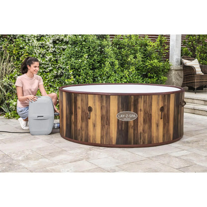 Spa Inflable Bestway Helsinki Smart AirJet Wi-Fi 5-7 Personas en uso