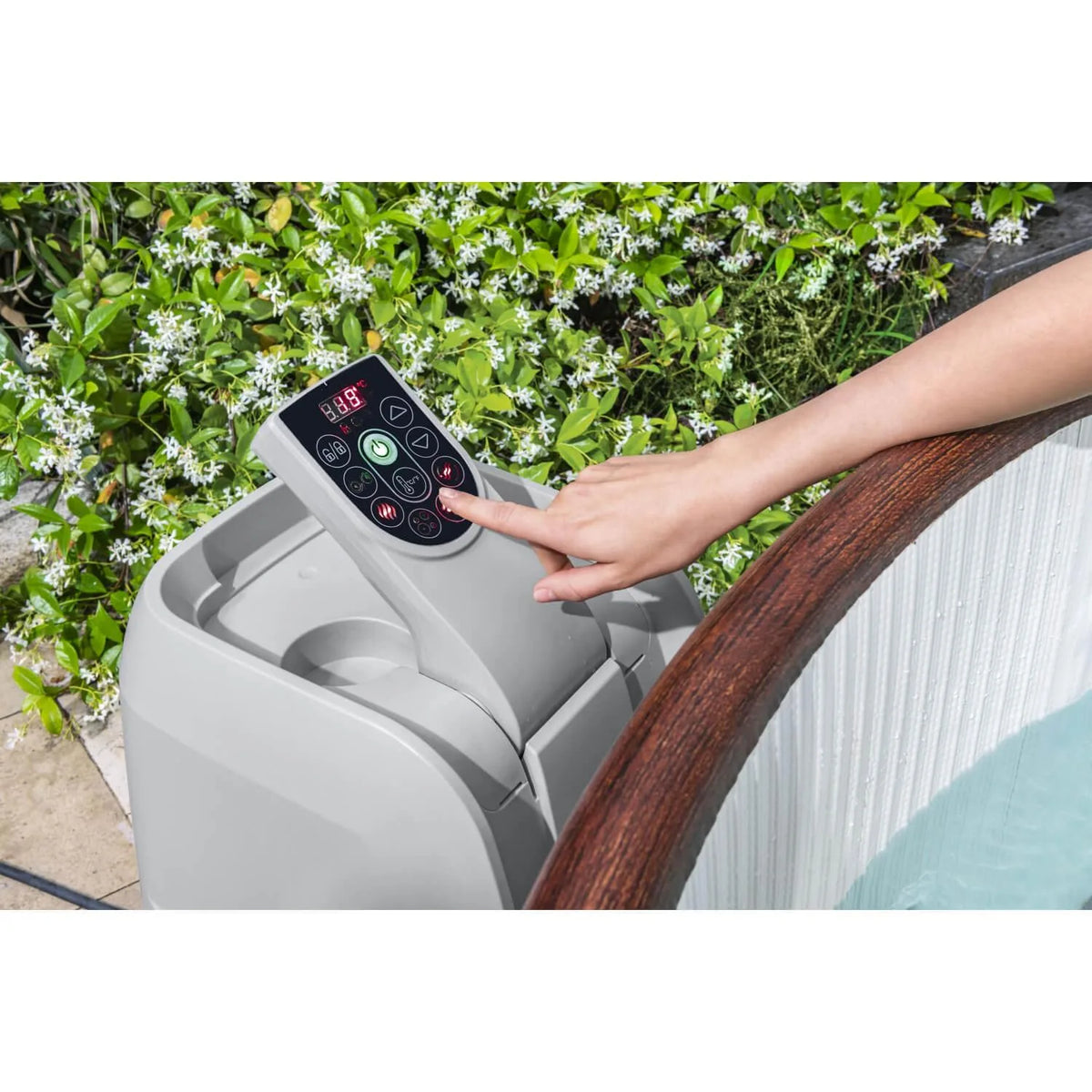 Panel de control de Spa Inflable Bestway Helsinki Smart AirJet Wi-Fi 5-7 Personas