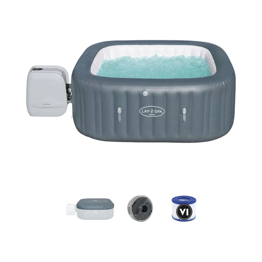 Spa Inflable Bestway Lay-Z-Spa Hawaii HydroJet Pro 4-6 Personas con sus accesorios incluidos