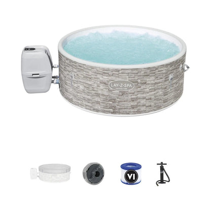 Spa Inflable Bestway Lay-Z-Spa Vancouver AirJet Plus 3-5 Personas con sus accesorios incluidos