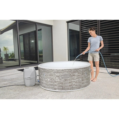 Spa Inflable Bestway Lay-Z-Spa Vancouver AirJet Plus 3-5 Personas en uso