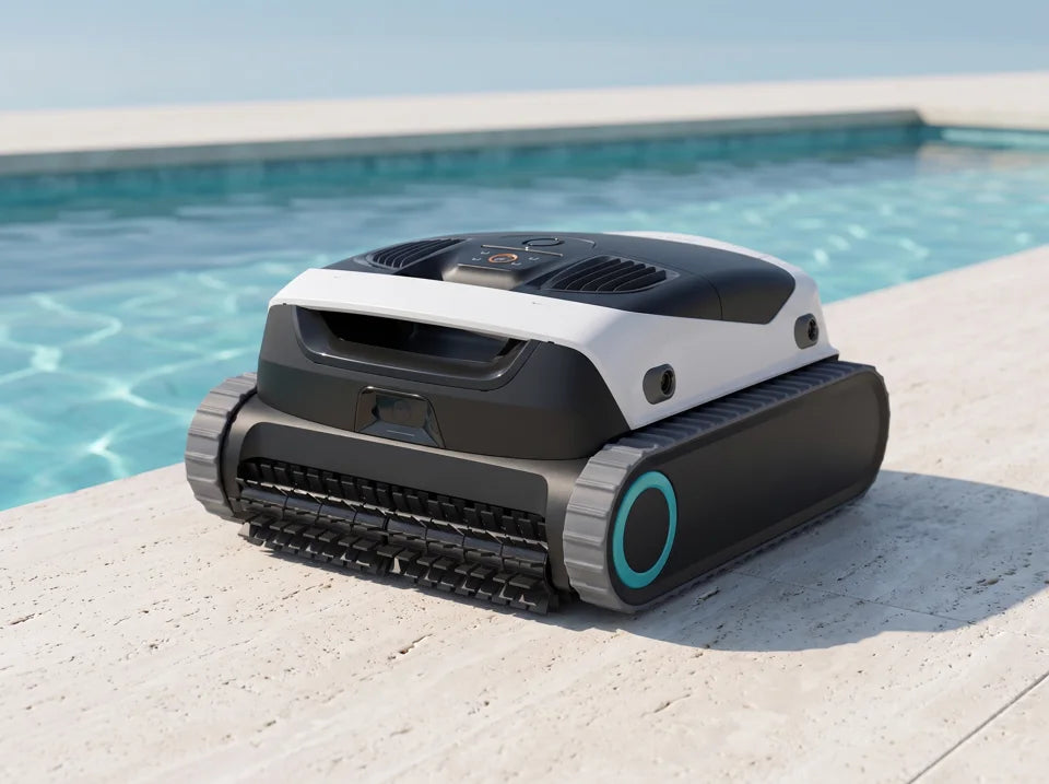 Aiper Scuba N1 Max junto a una piscina