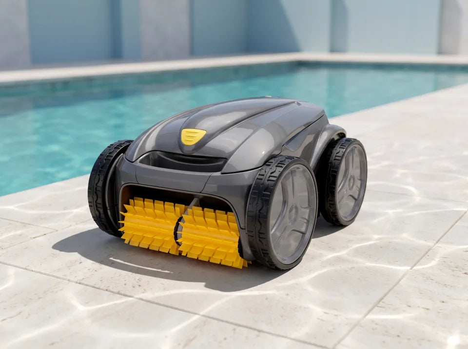 Zodiac OV 3400 junto a una piscina