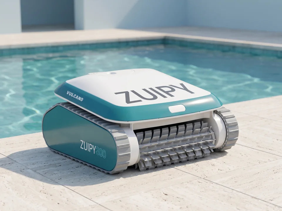Zuipy 300 con App junto a una piscina