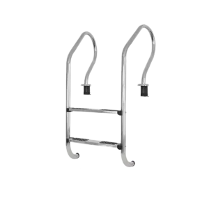 Escalera Mod. Confort 2 Peldaños AC. Inox. C/Anclaje