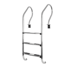 Escalera Mod. Confort 3 Peldaños AC. Inox. C/Anclaje