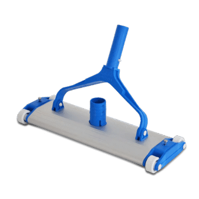 Limpiafondo Aluminio 35CM 4 Ruedas y Cepillo de PP+