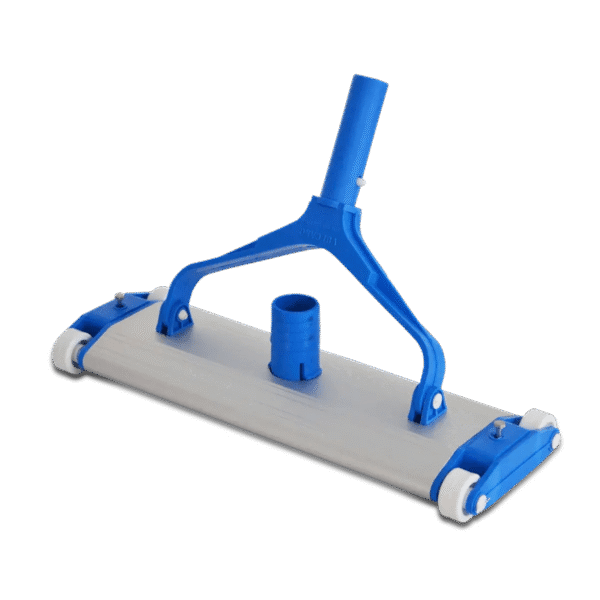 Limpiafondo Aluminio 35CM 4 Ruedas y Cepillo de PP+