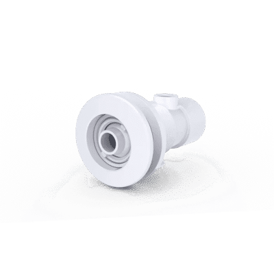 Hidromasajeador a Pegar Ø50/Ø20 Aro Blanco P/F. Vidrio