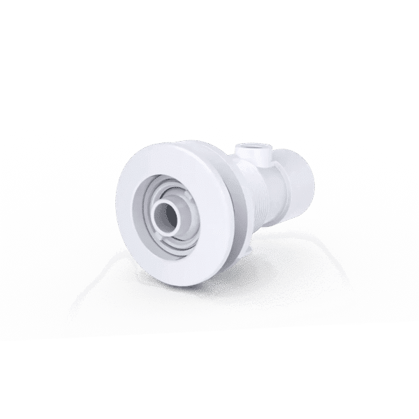 Hidromasajeador a Pegar Ø50/Ø20 Aro Blanco P/F. Vidrio