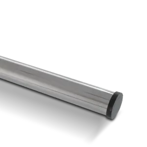 Baranda Recta 1.20M Acero Inoxidable C/Regatones