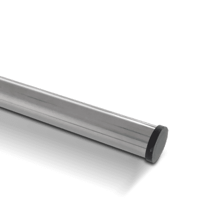 Baranda Recta 1.20M Acero Inoxidable C/Regatones