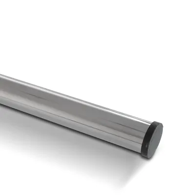 Baranda Recta 1.20M Acero Inoxidable C/Regatones