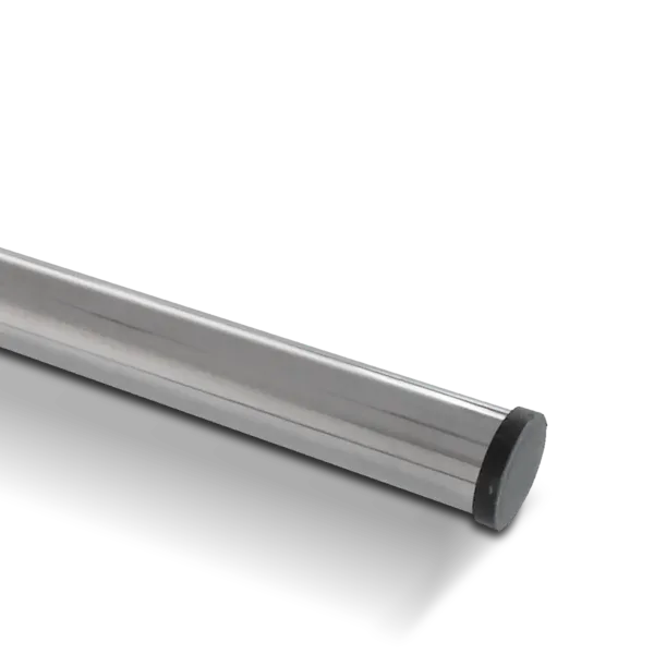 Baranda Recta 1.20M Acero Inoxidable C/Regatones