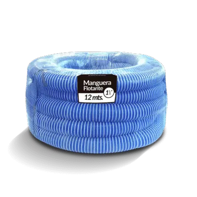 Rollo Manguera 12 MTS FLOT Cristal C/Terminales Ø 1 1/2"