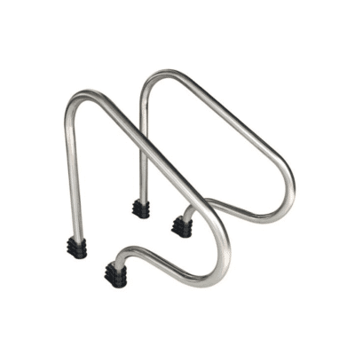 Pasamano corto arv 2 unid.inox 42 mm.