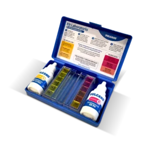 Test kit de cloro y pH Vulcano